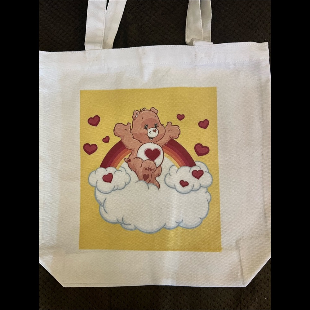 Care Bear Tote Bag 13in x 13in